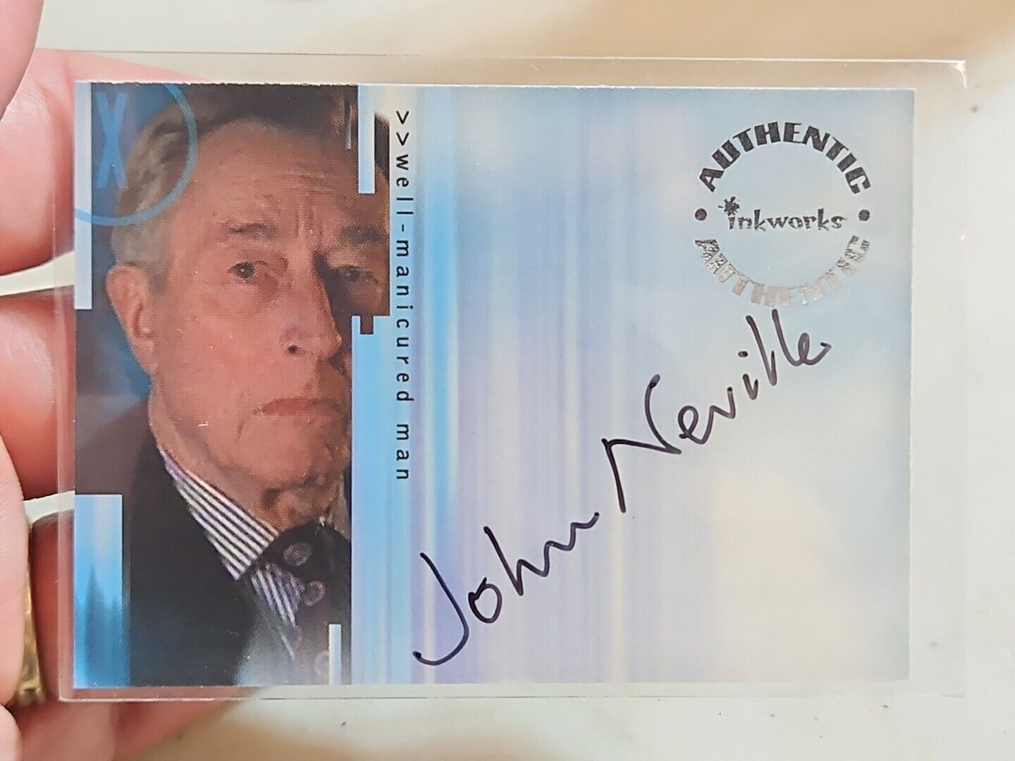 2001 Inkworks The X-Files Seasons 6 & 7 Autograph A8 John Neville