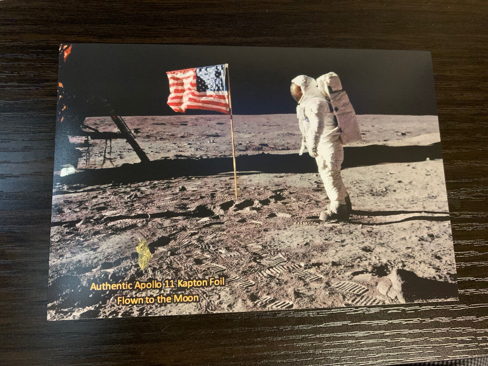Apollo 11 Kapton Foil Relic Piece NASA Moon Armstrong Buzz Aldrin Space