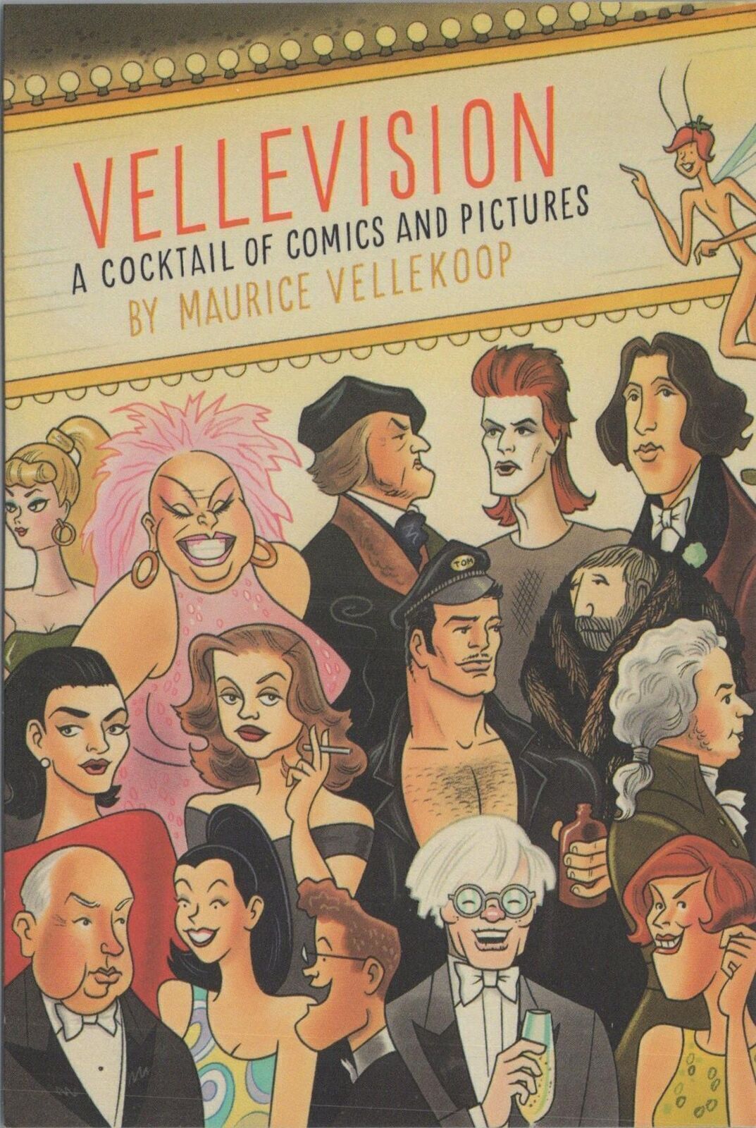 Postcard Vellevision Comics Maurice Vellekoop  Drawn & Quarterly Series 5 of 15