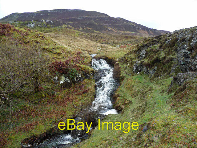 Photo 6x4 Waterfall above Peinachorrain With Ben Lee rising in the backgr c2009