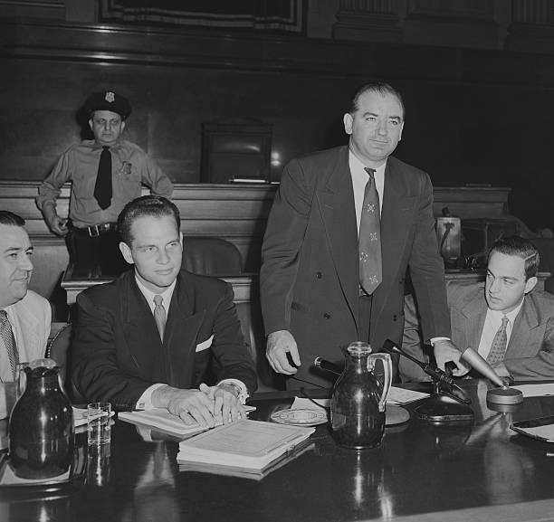 Joe Mccarthy & Roy Cohn At Hearing - New York, - Sen. Joseph R - 1953 Old Photo