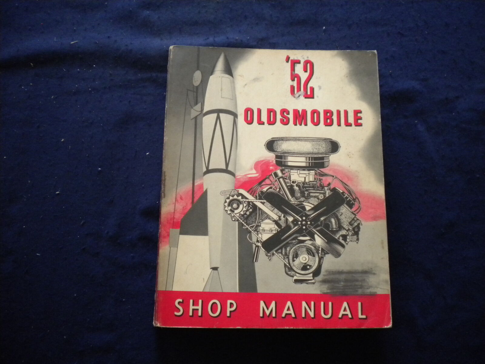 1952 OLDSMOBILE SHOP MANUAL SOFTCOVER BOOK - KD 8032