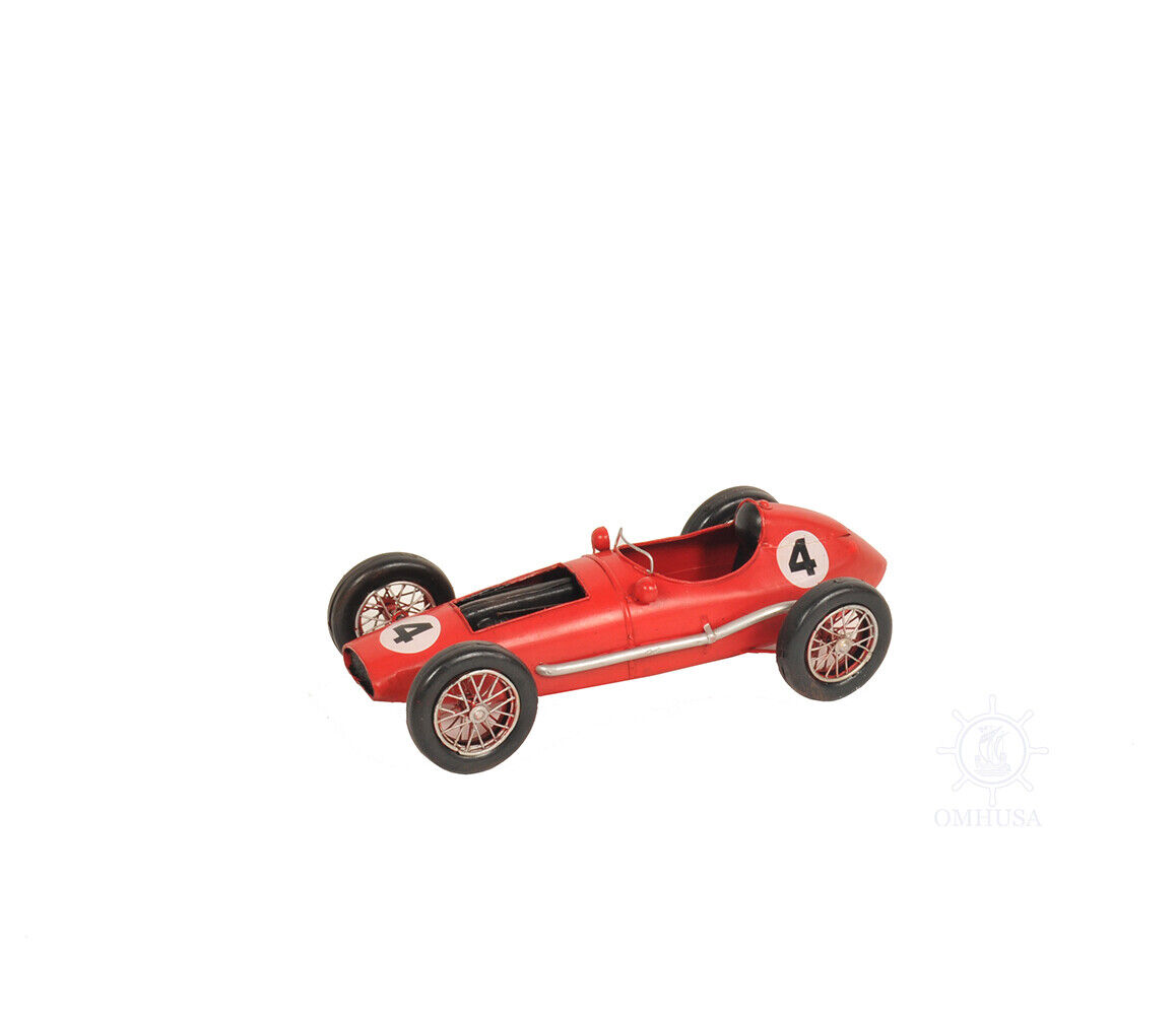 1958 Ferrari 246 F1 Model Red Metal Handmade iron Model Car