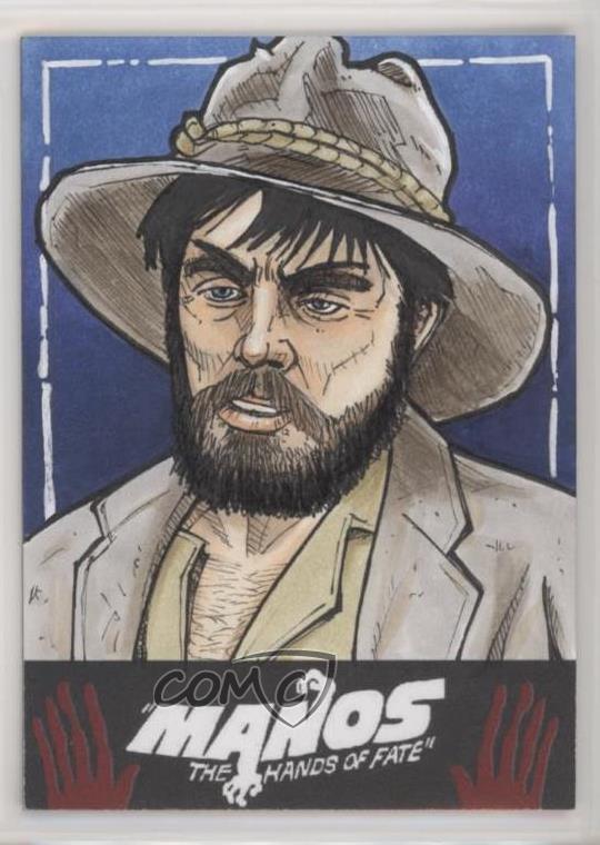 2019 RRParks Manos the Hands of Fate Sketch Cards 1/1 Kevin P West Sketch c9a