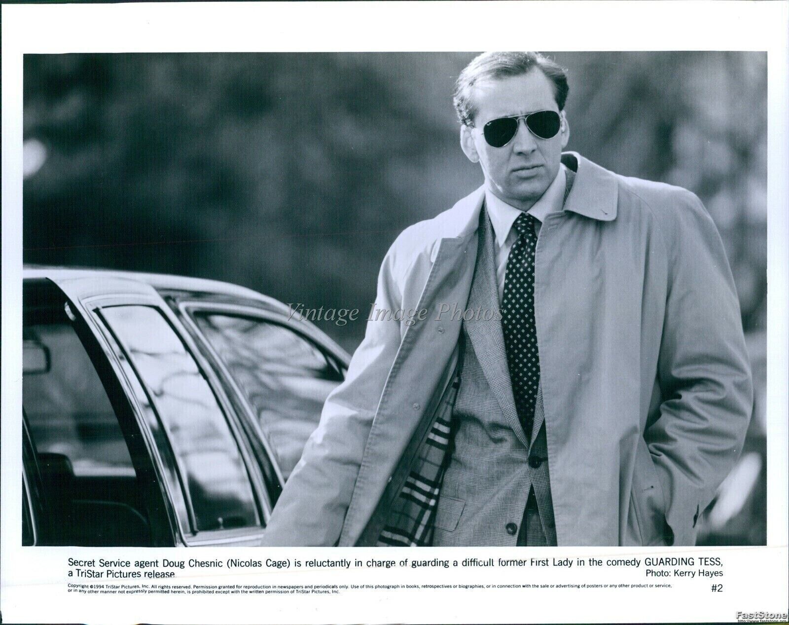 1994 Guarding Tess Nicolas Cage As Doug Chesnic Tristar Actor 8X10 Vintage Photo