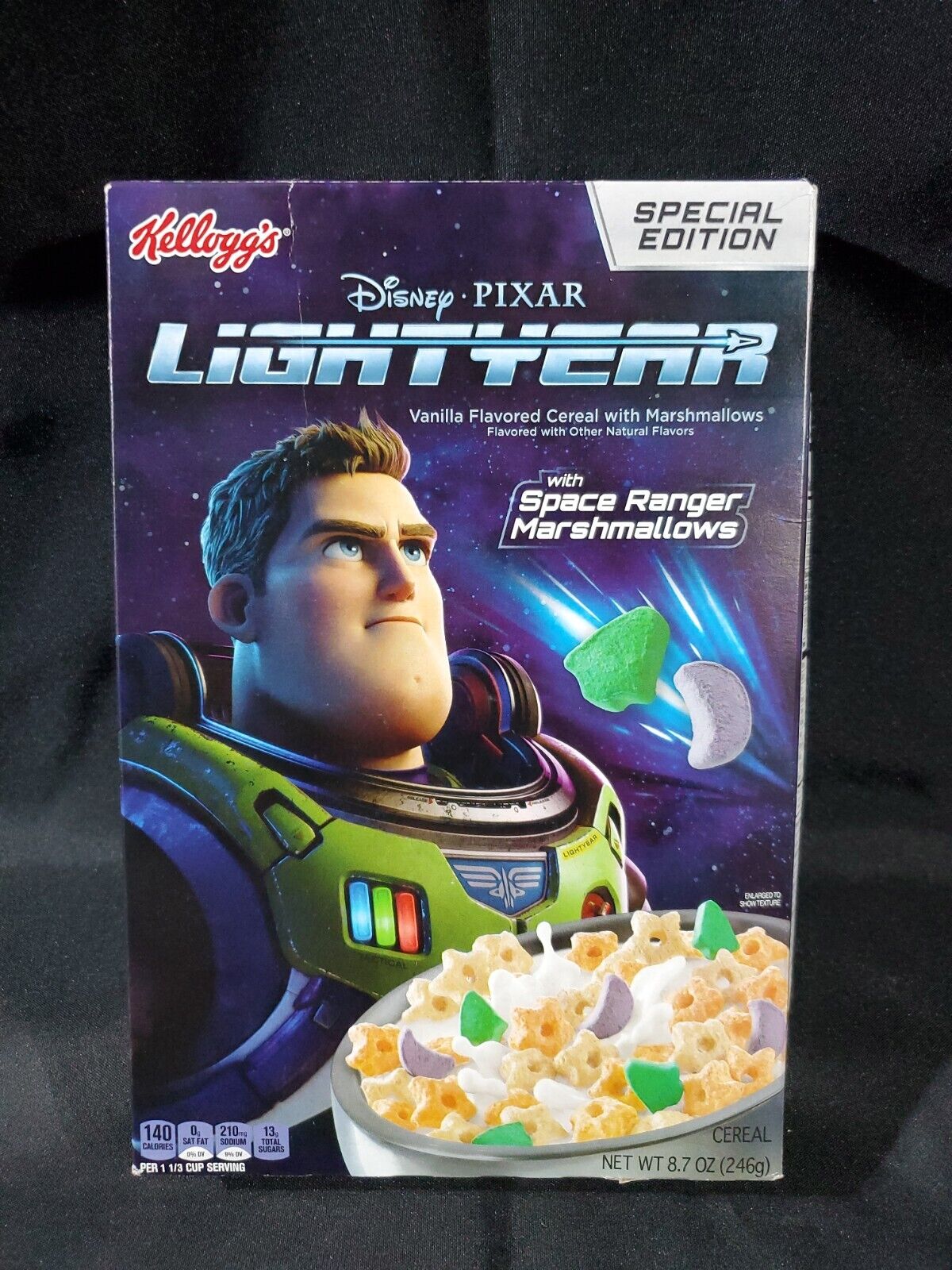 Kellogg's Buzz Lightyear Cereal Disney Pixar Toy Story Collectible 8.7oz