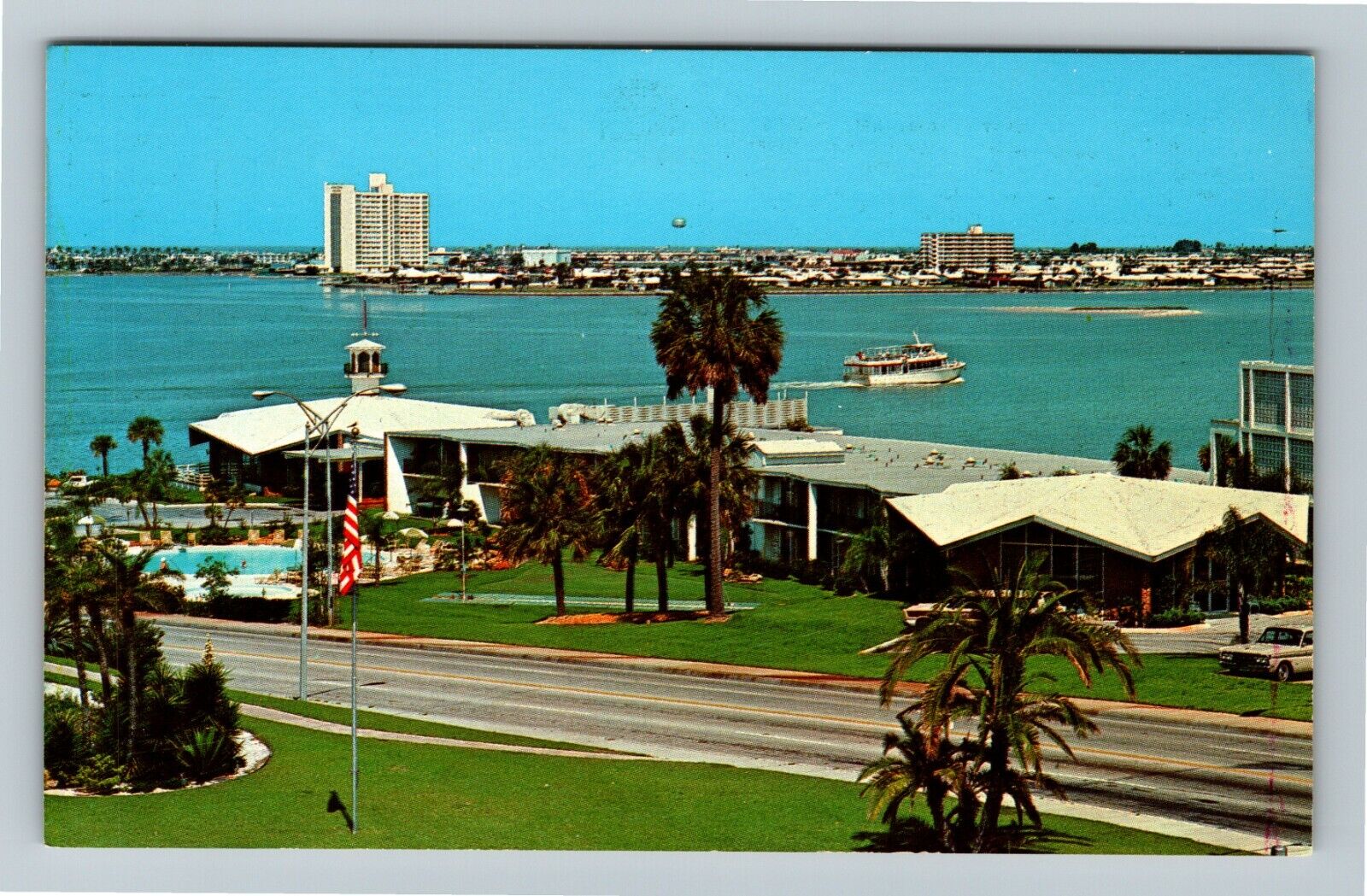 Clearwater FL-Florida, Schrafft\'s Restaurant & Inn, Antique Vintage Postcard
