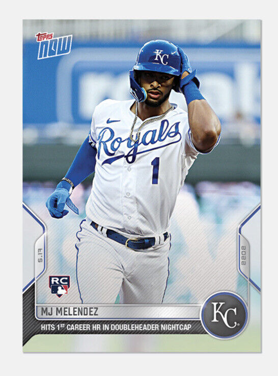 MJ Melendez RC 1st Career HR Royals 2022 MLB TOPPS NOW Card #192 Presale🔥