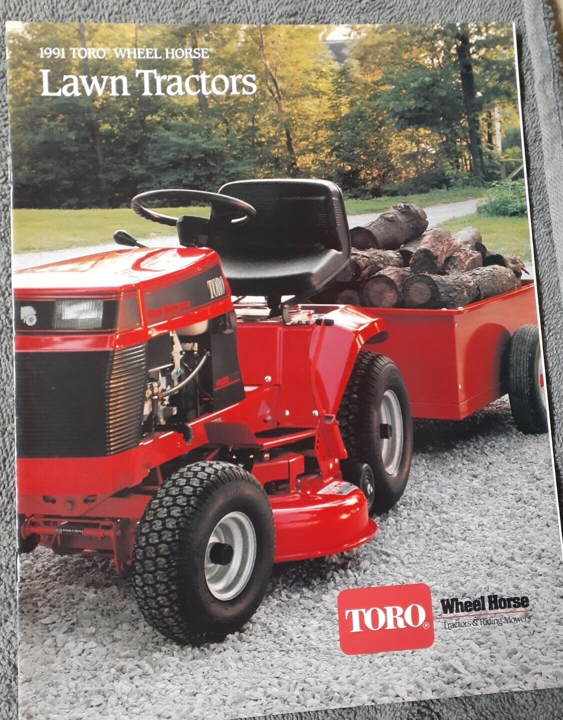 1991 Toro Wheel Horse Lawn Tractors Brochure