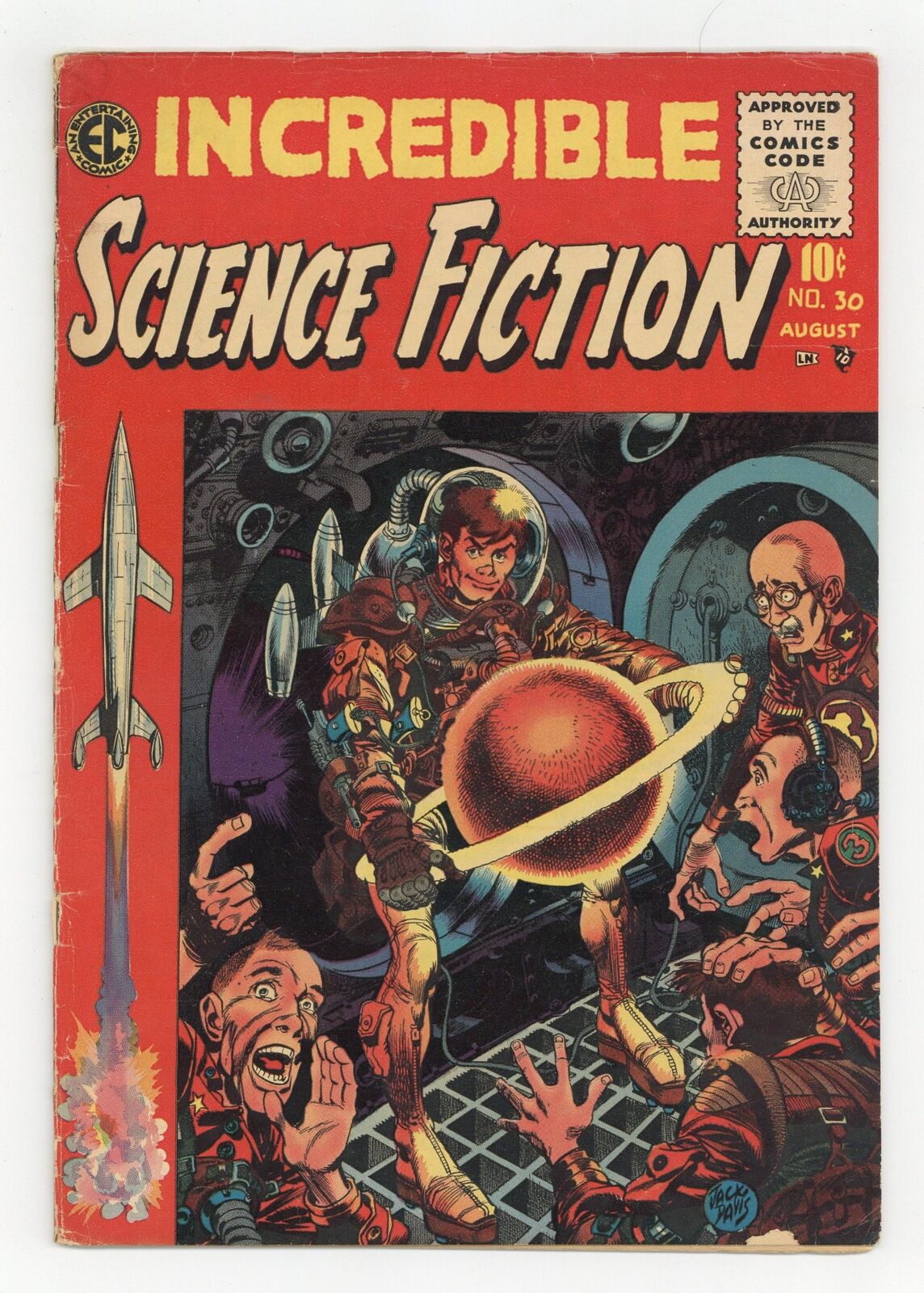 Incredible Science Fiction #30 VG- 3.5 1955