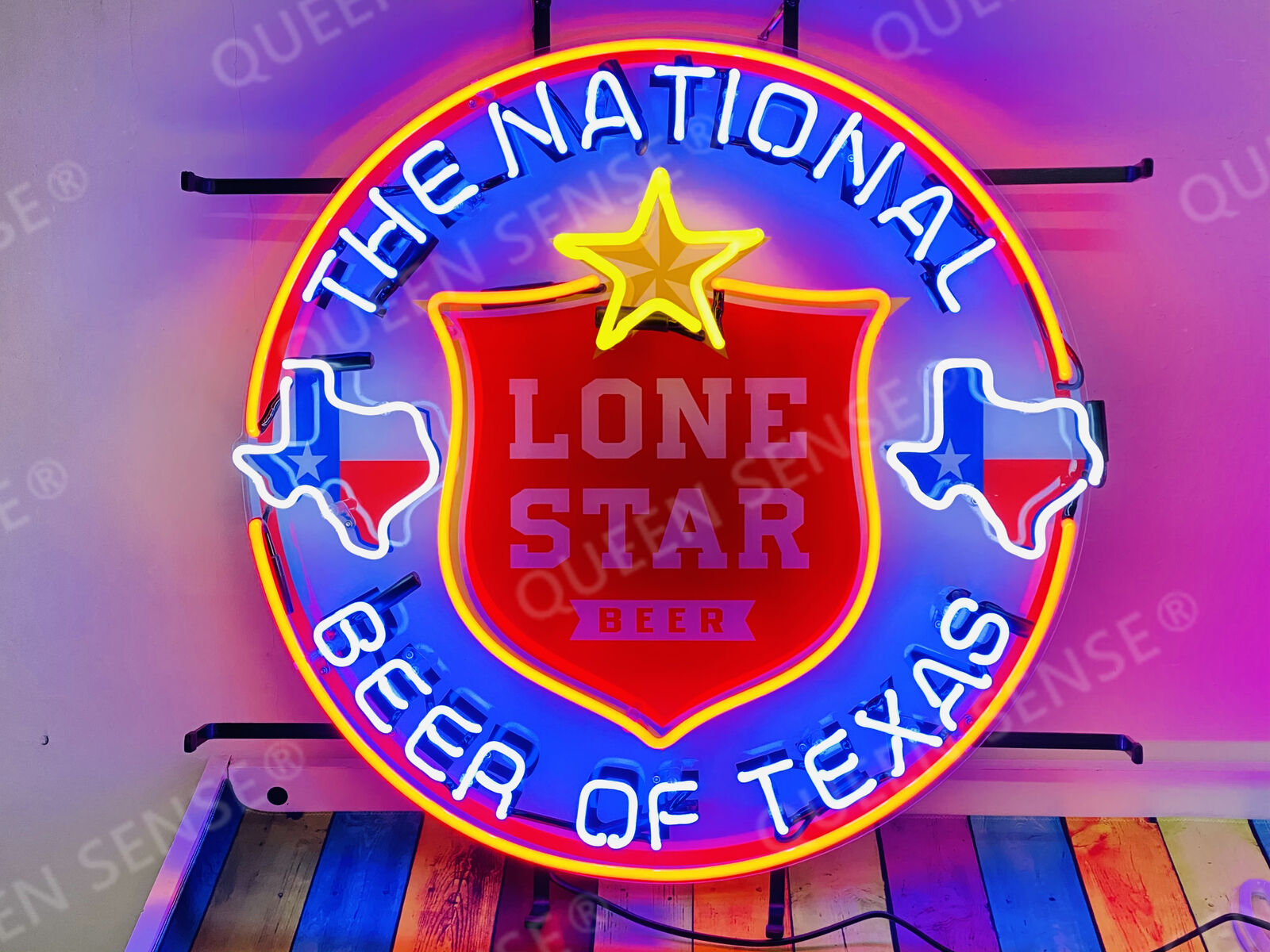 TX Lone Star Shield National Beer 24\