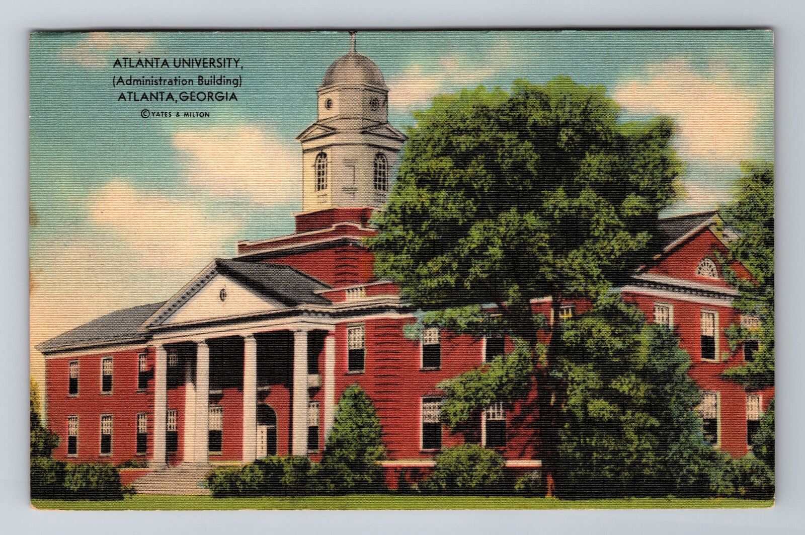 Atlanta GA-Georgia, Atlanta University, Antique, Vintage Souvenir Postcard