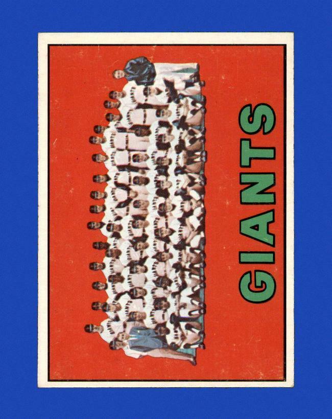 1967 Topps Set Break #516 Giants Team EX-EXMINT *GMCARDS*