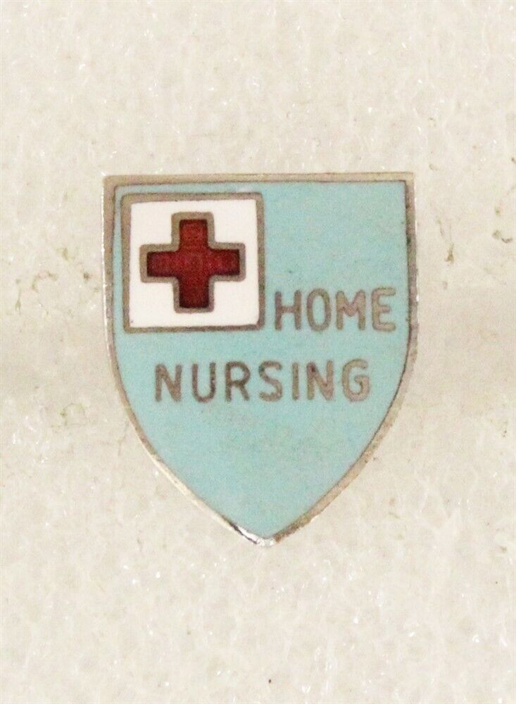 Red Cross: Home Nursing enamel lapel pin 