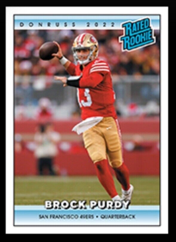 PRE-SELL BROCK PURDY RC 2022 PANINI INSTANT RATED NFL ROOKIES RETRO 49ERS