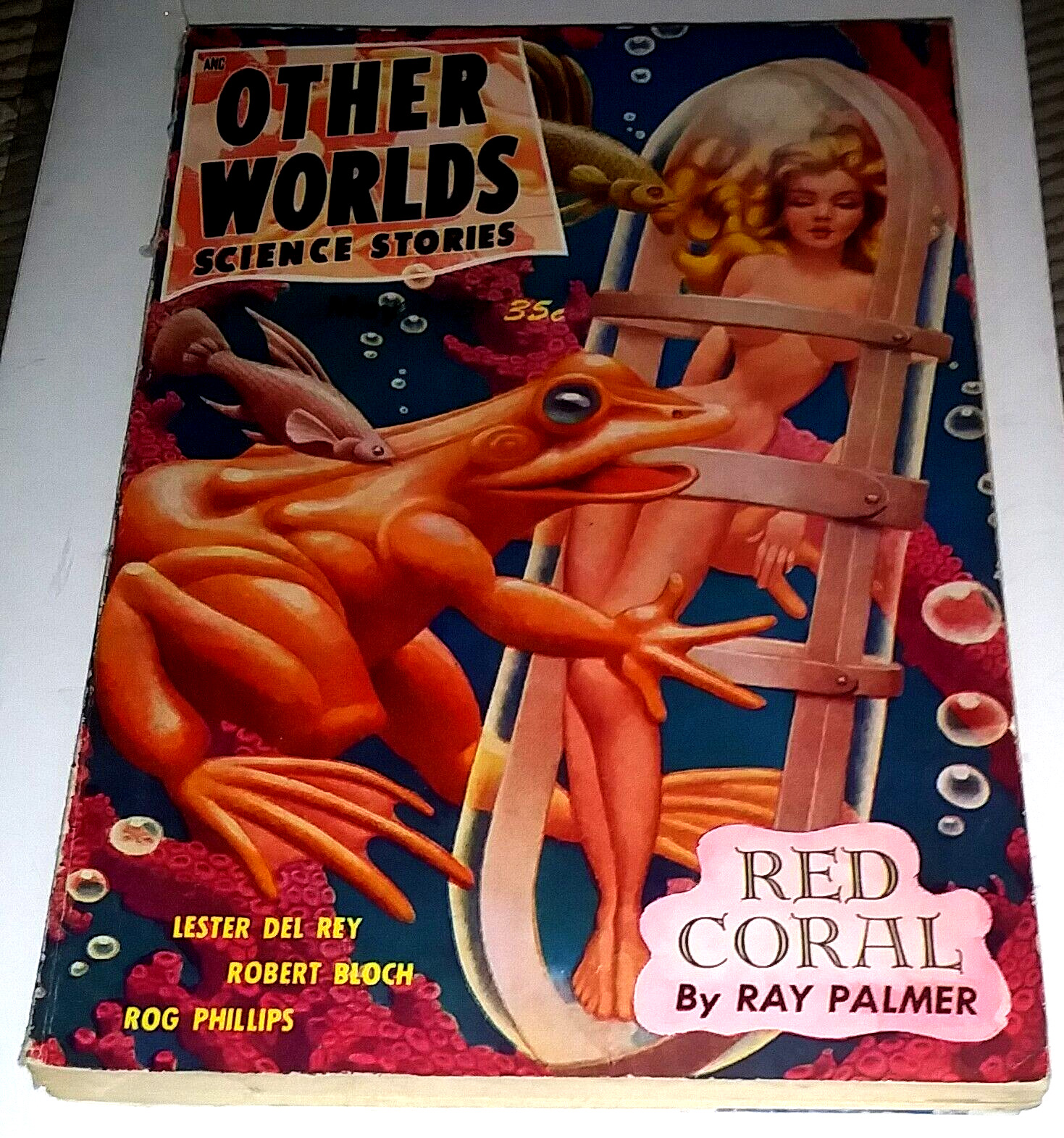 OTHER WORLDS SCIENCE STORIES No. 11 May 1951 HTF Classic Hannes Bok-c **CLEAN**