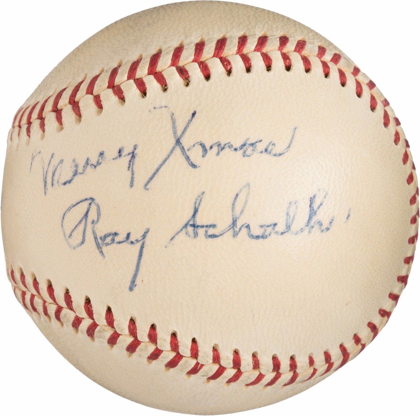 The Finest Ray Schalk Single Signed American League Baseball PSA DNA COA