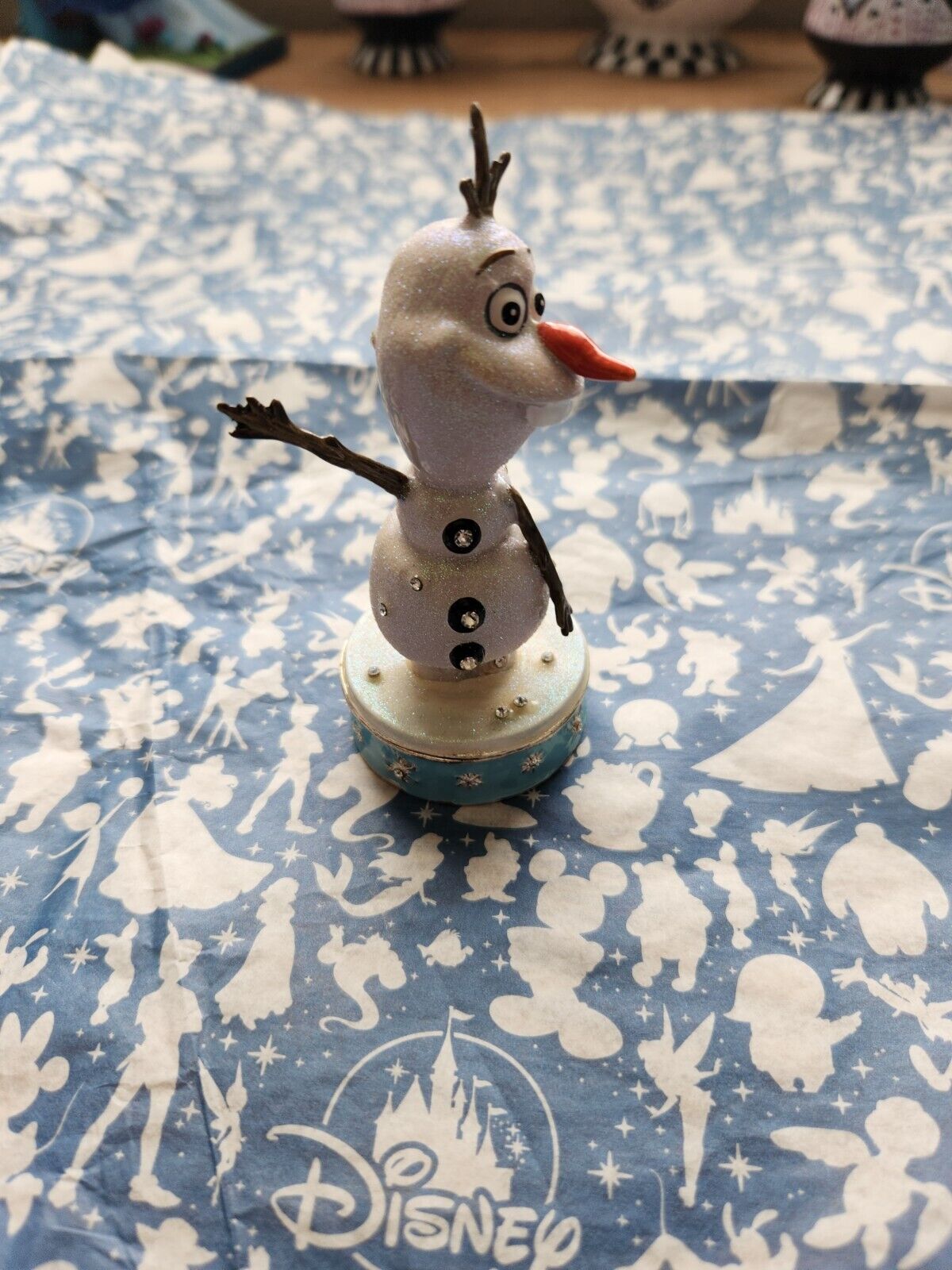 Official Disney Frozen Olaf Hinged Trinket Box Figurine
