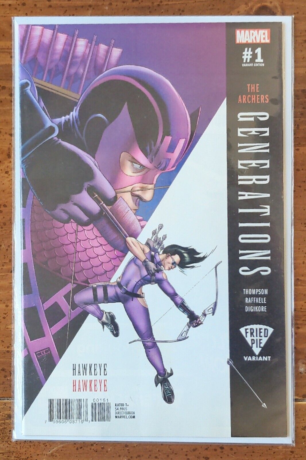 GENERATIONS THE ARCHERS #1 FRIED PIE VARIANT HAWKEYE COMIC KINGS