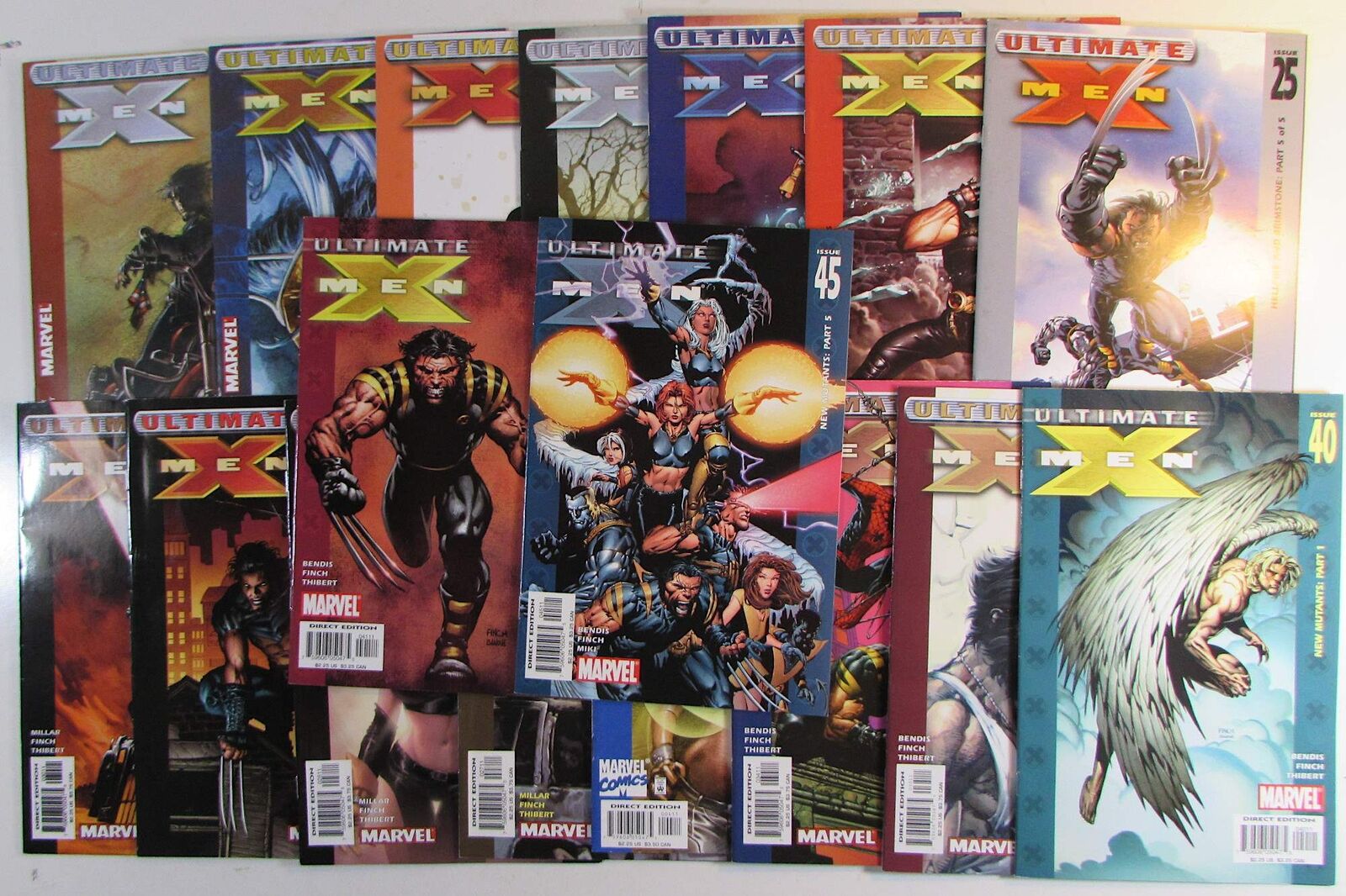 Ultimate X-Men Lot 17 #4,16,17,19,20,22,23,25,27-30,34,35,40,41,45 Marvel Comics