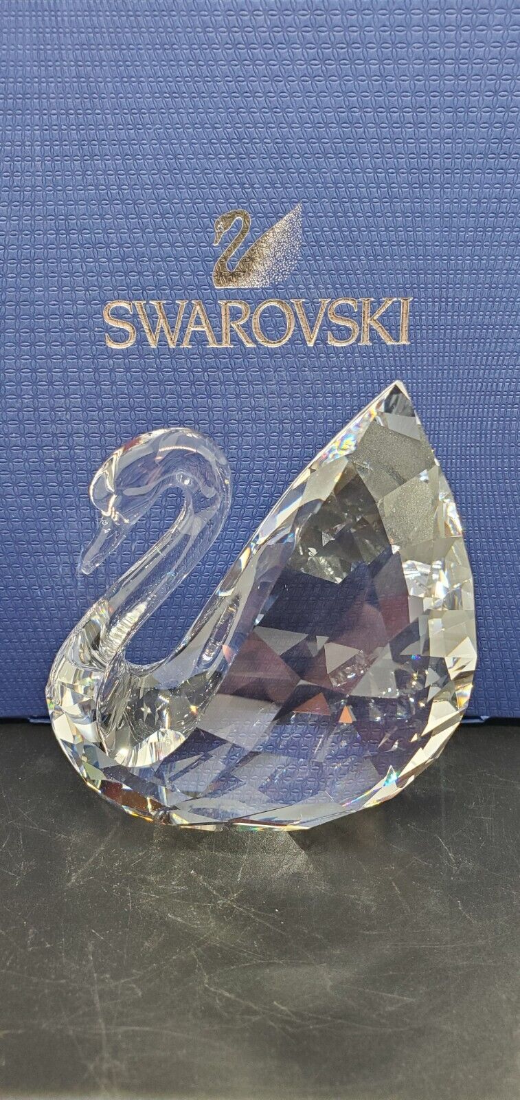 Swarovski Crystal Brilliant Sculptures Swan Figurine #5215947  