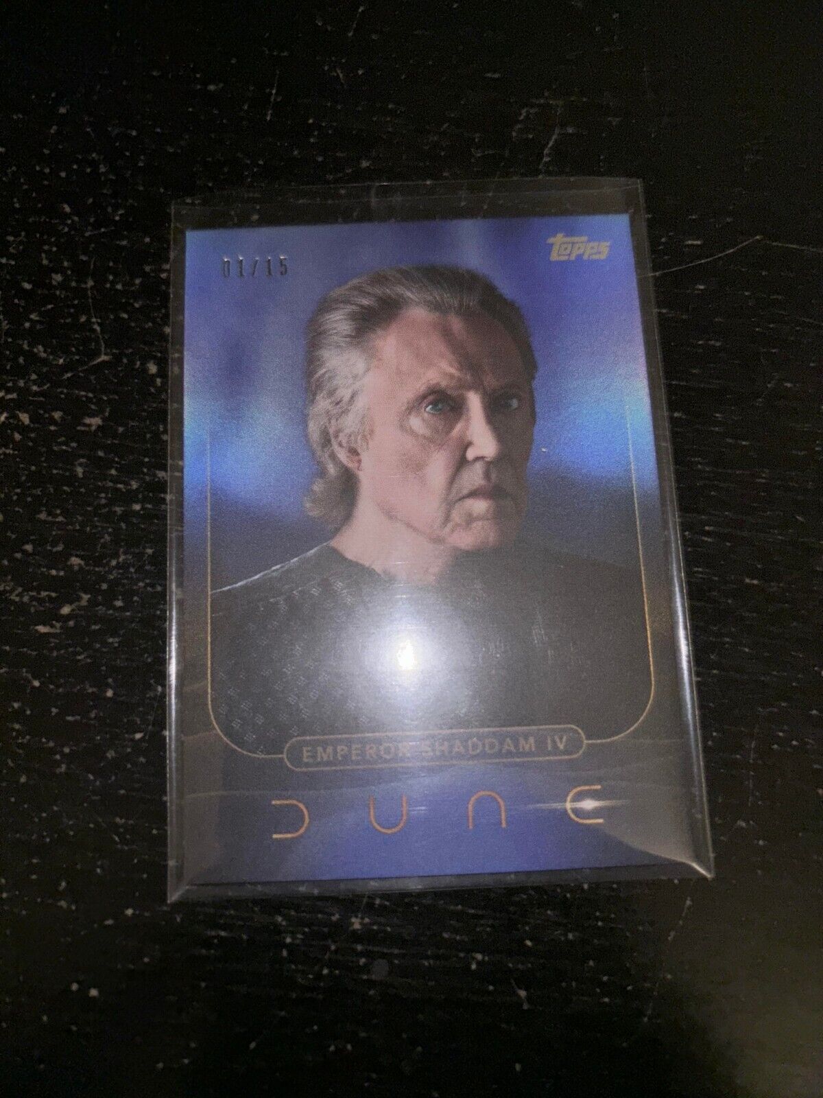 2024 Topps Dune Release Day Online Exclusive Emperor Shaddam  IV #1 01/15 Blue