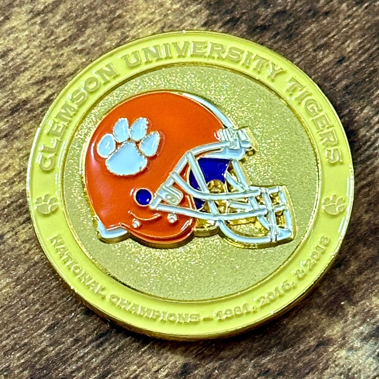 Clemson University Tigers NCAA Football South Carolina SC Challenge Coin