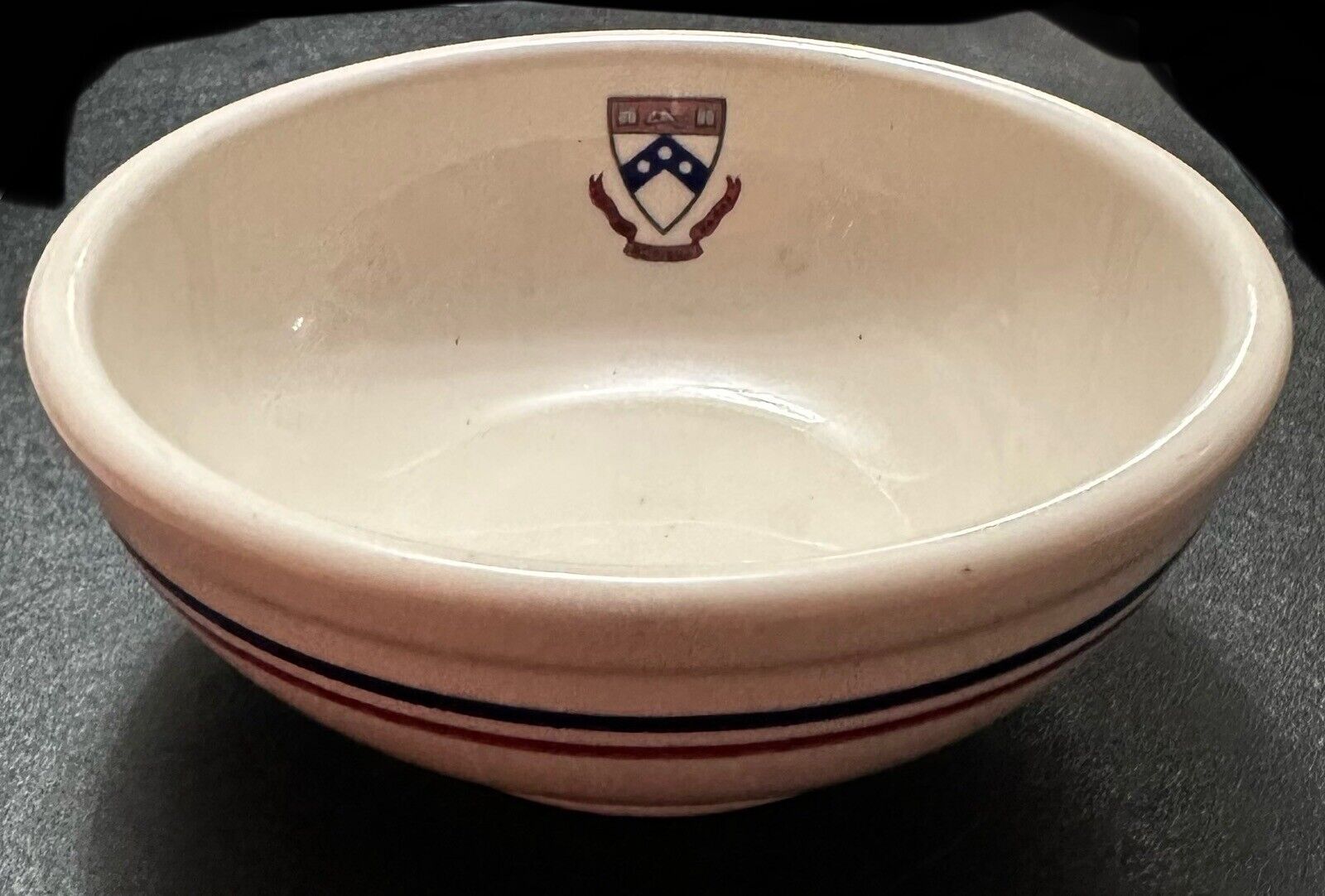 Vintage University of Pennsylvania Rare 5.75” Cereal Bowl by Shenango China