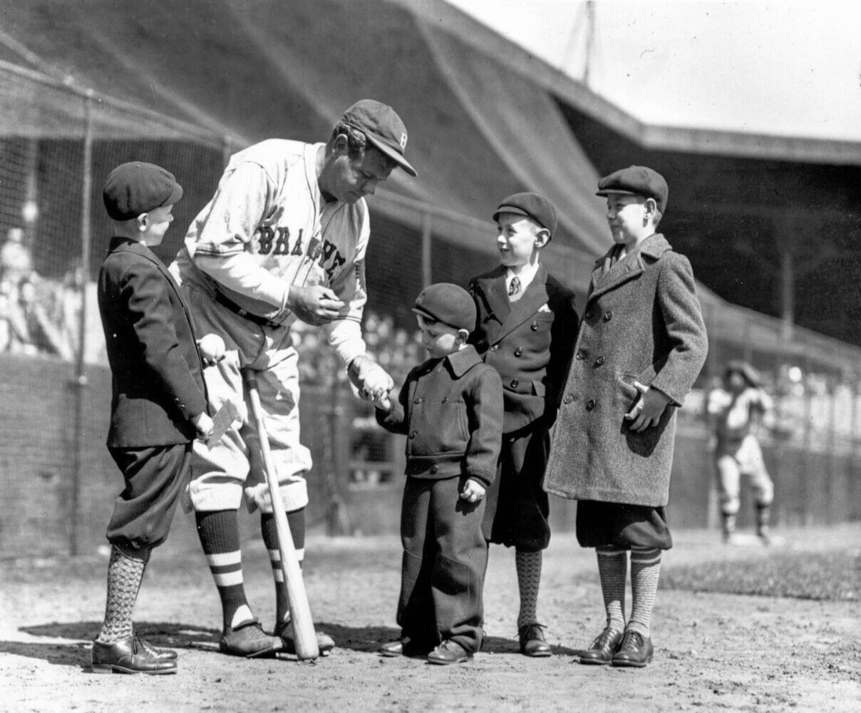 Baseball rare Babe Ruth sign balls for kids Baseball history photos 8x10 Photo