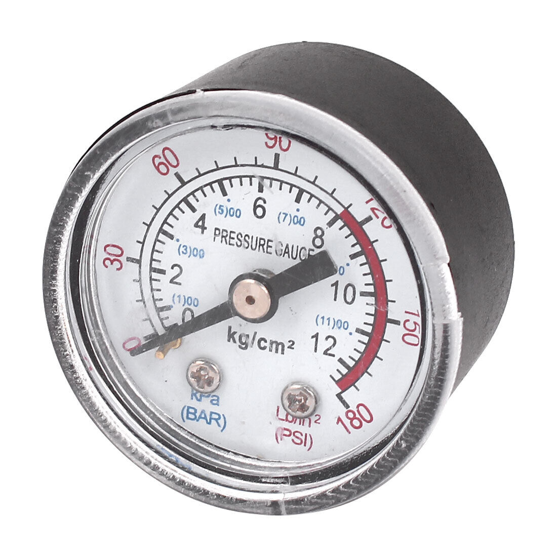 1/8 NPT Air Compressor / Hydraulic Pressure Gauge 0-180 PSI 0-12BAR 1.5\