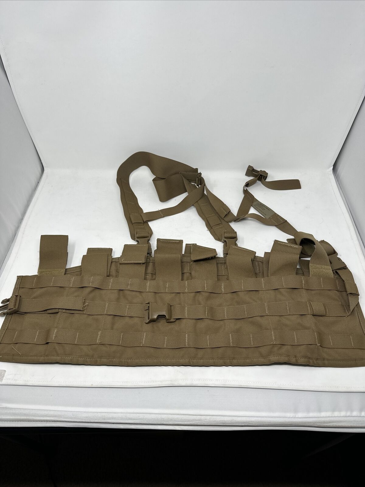 USMC Marine Corp Chest Rig Coyote Tan Tactical Assault Panel TAP Vest Brown