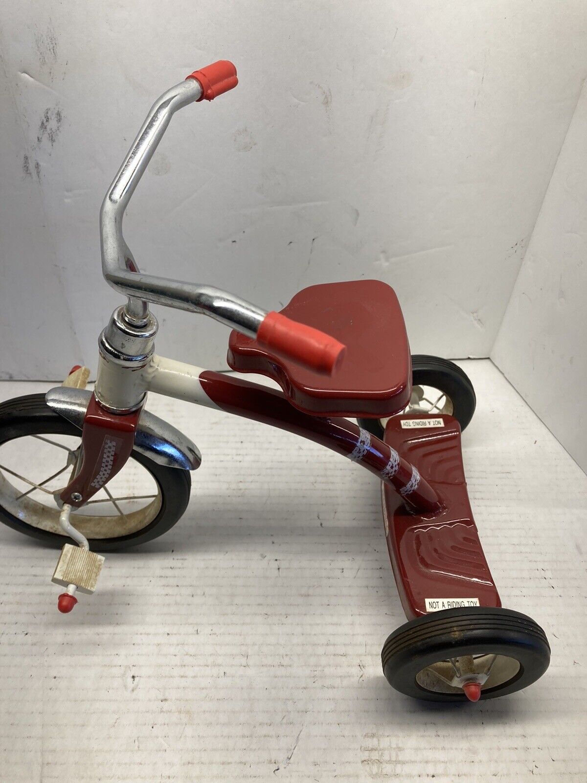 Vintage Miniature Red Tricycle Doll-Size by Speedway Series