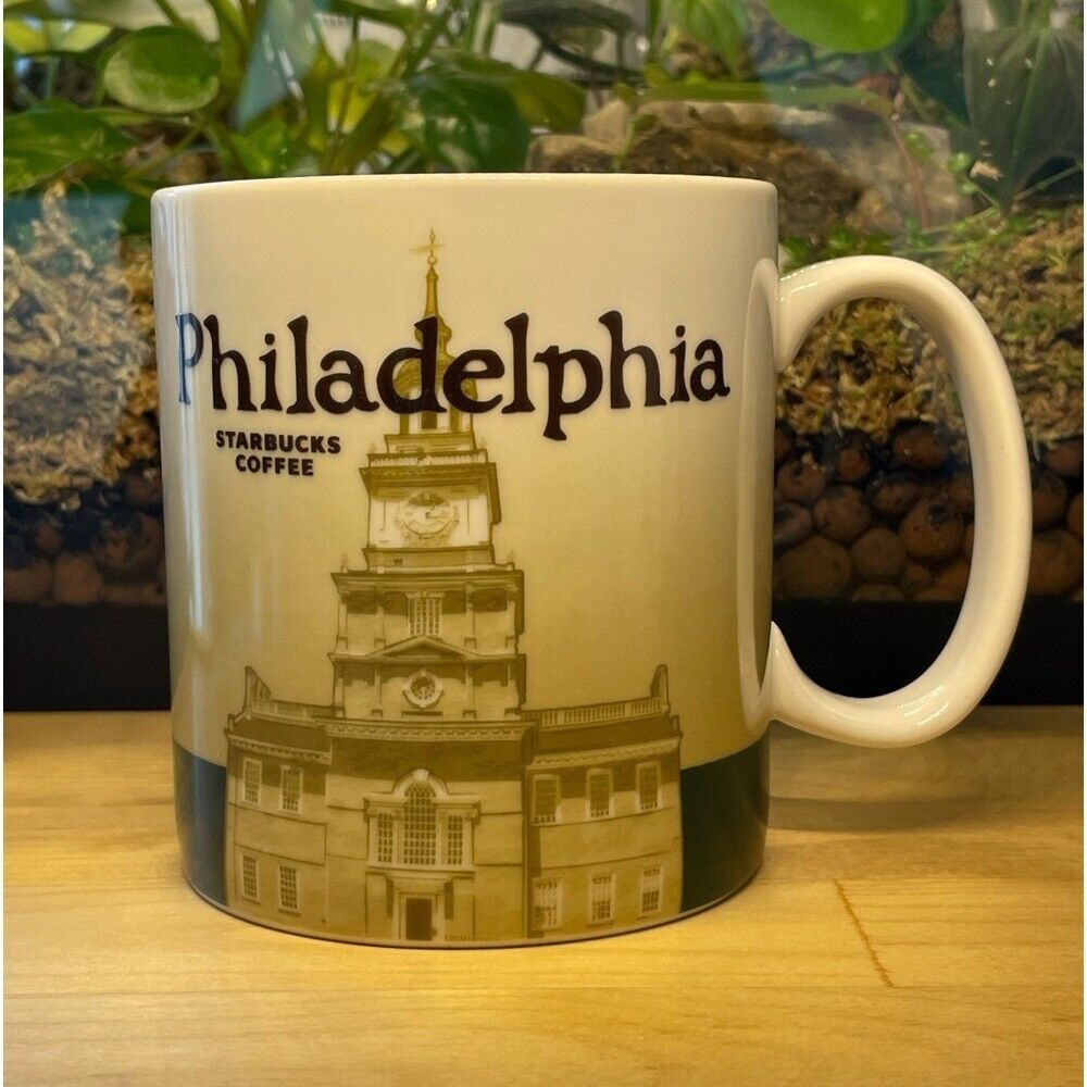 STARBUCKS 2009 Philadelphia Mug Collectors Series City Coffee Ceramic Destinatio