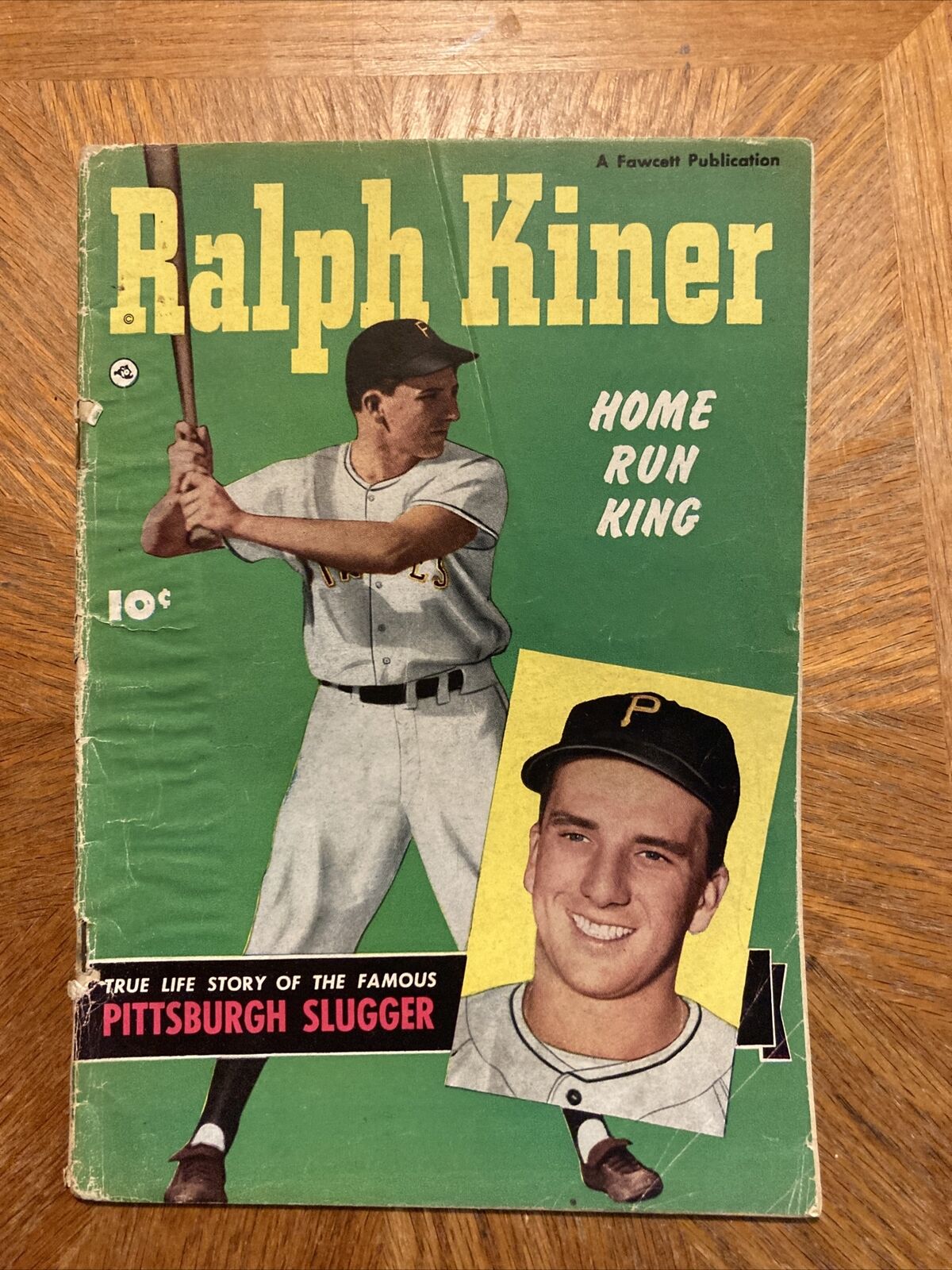 Ralph Kiner Home Run King #1 Fawcett Publications Comics 1950