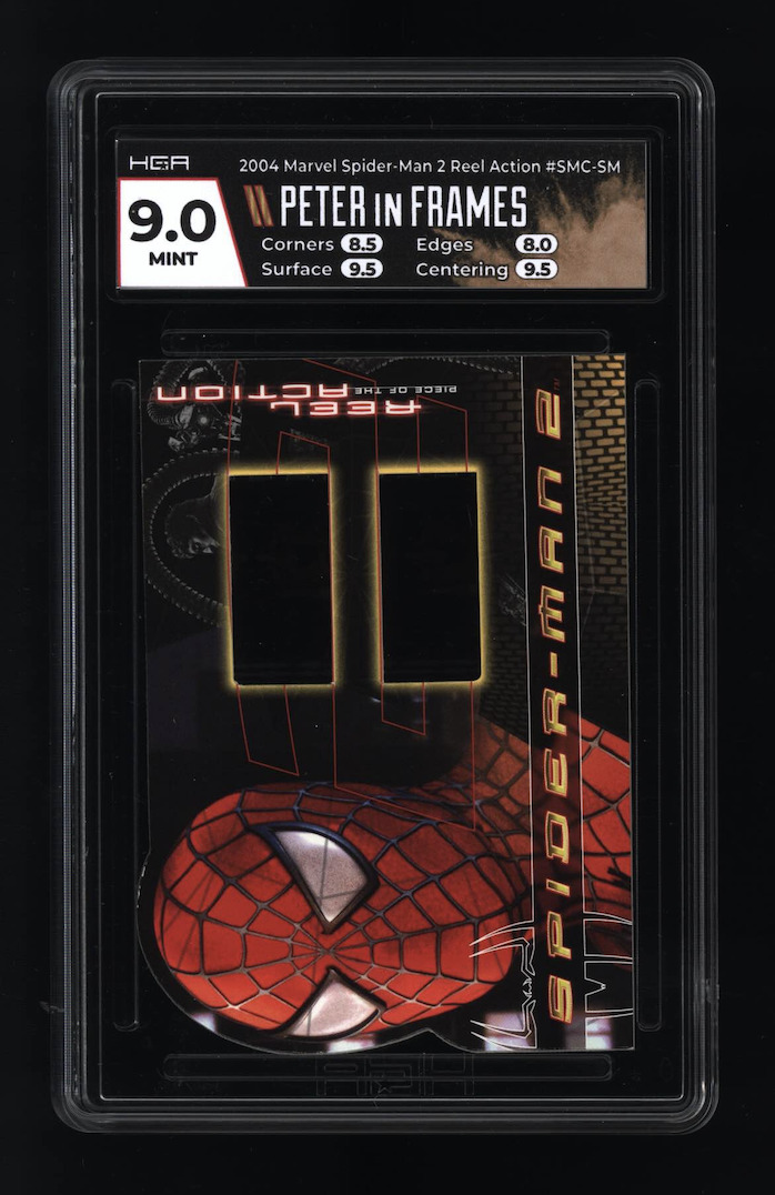 2004 Marvel Spider-Man Reel Action Film UDA HGA 9 Mint POP 1 Custom Label Graded