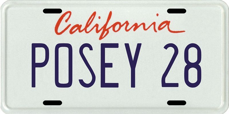 San Francisco Giants Buster Posey CA License plate #2