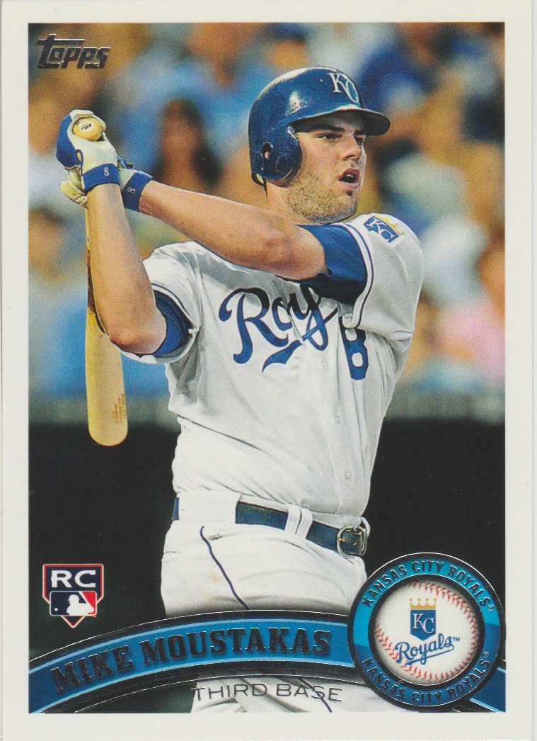 Mike Moustakas 2011 Topps rookie RC card US192