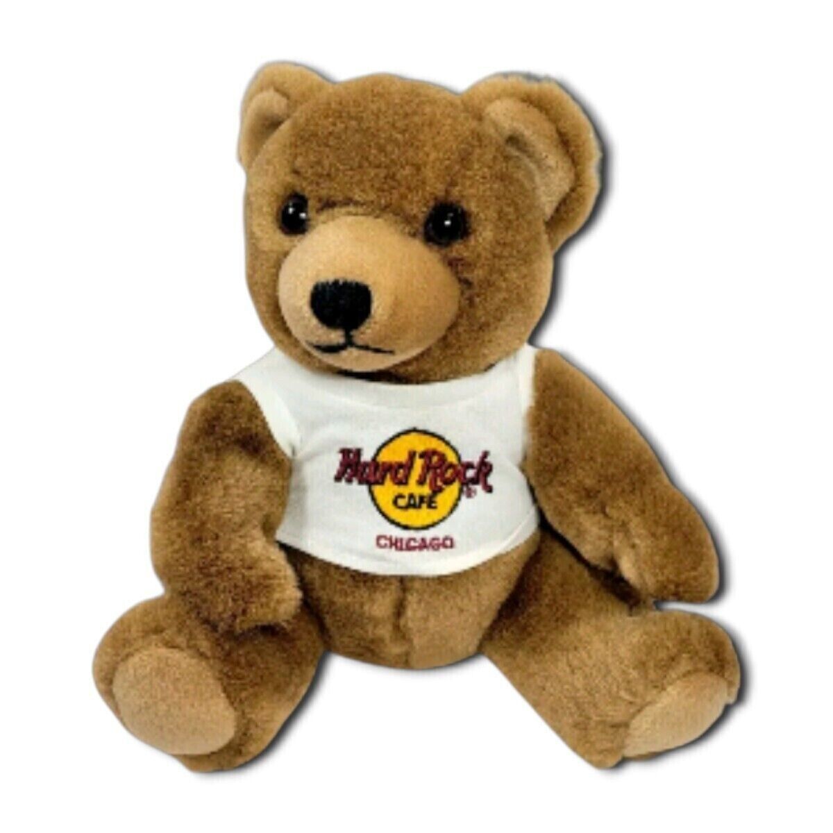 Hard Rock Cafe Chicago Teddy Bear 9 Inch Herrington Plush T Shirt Vintage 1990