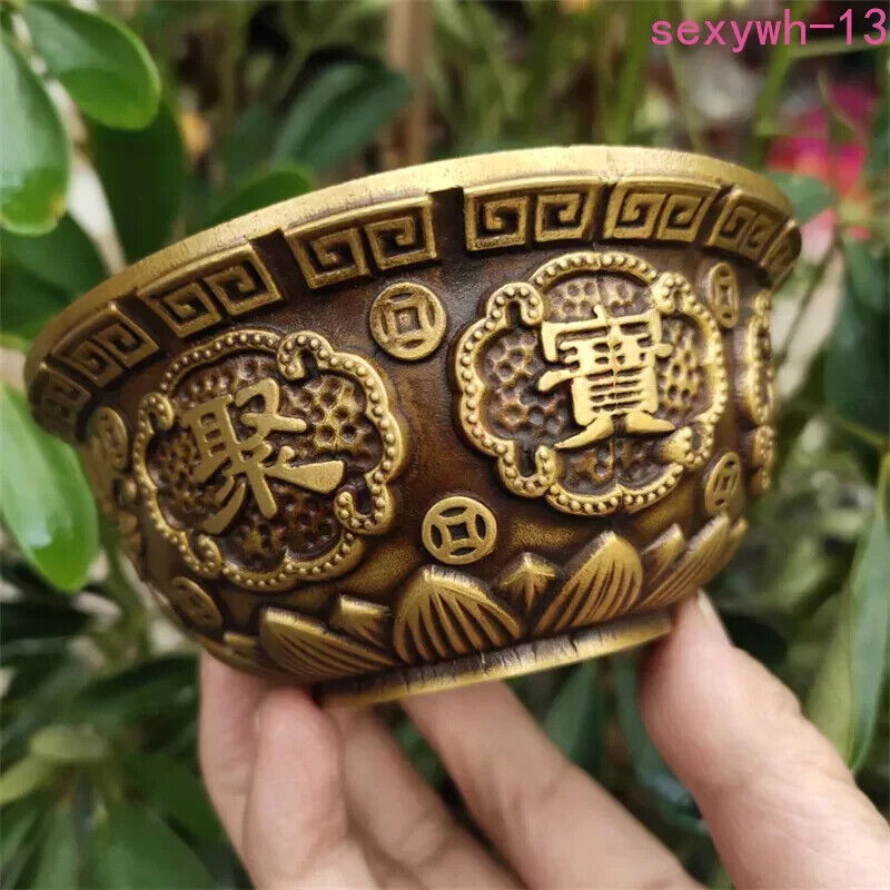 Pure Copper Cornucopia Jucai Copper Bowl Exquisite Home Crafts Ornaments