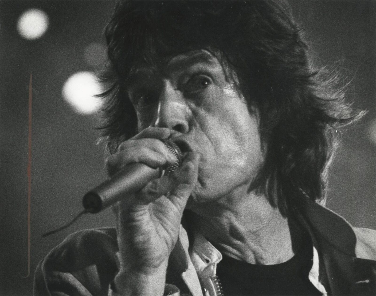 1994 Mick Jagger Performing at Camp Randall Stadium Photo by William J. Lizdas
