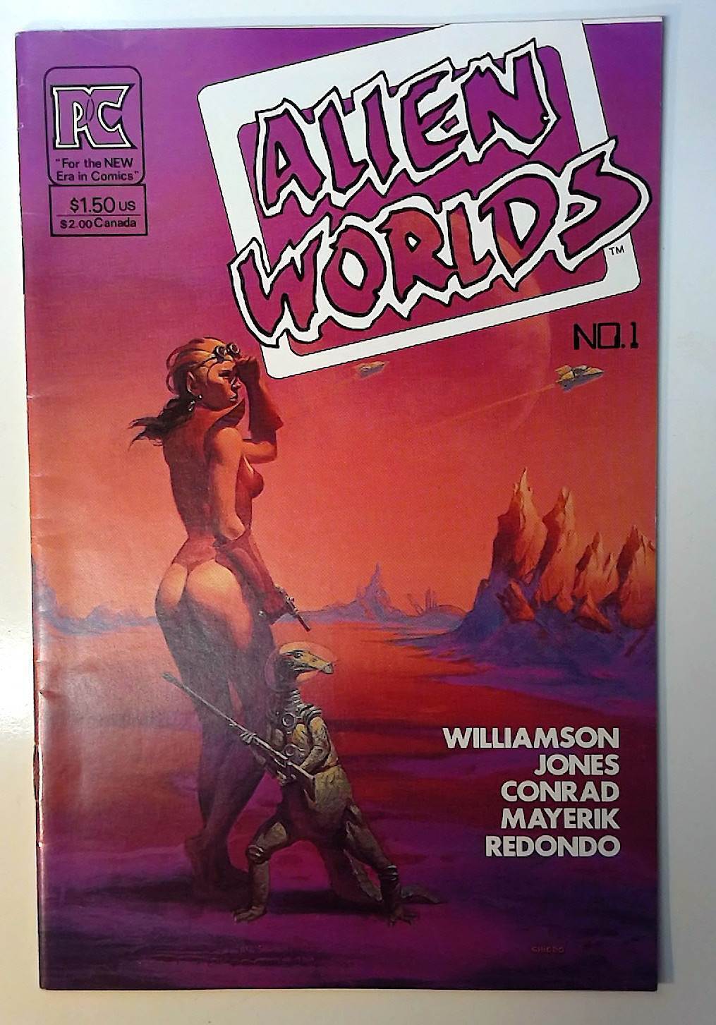 Alien Worlds #1 Pacific Comics (1982) VF 1st Print Comic Book