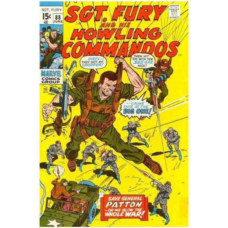 Sgt. Fury #88 in Very Fine minus condition. Marvel comics [l@