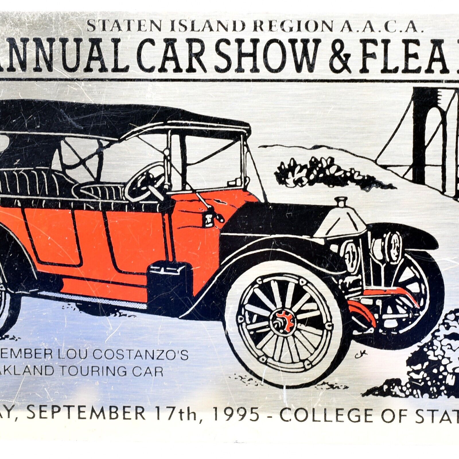 1995 College Of Staten Island 1913 Oakland Touring AACA Antique Club Car Show NY
