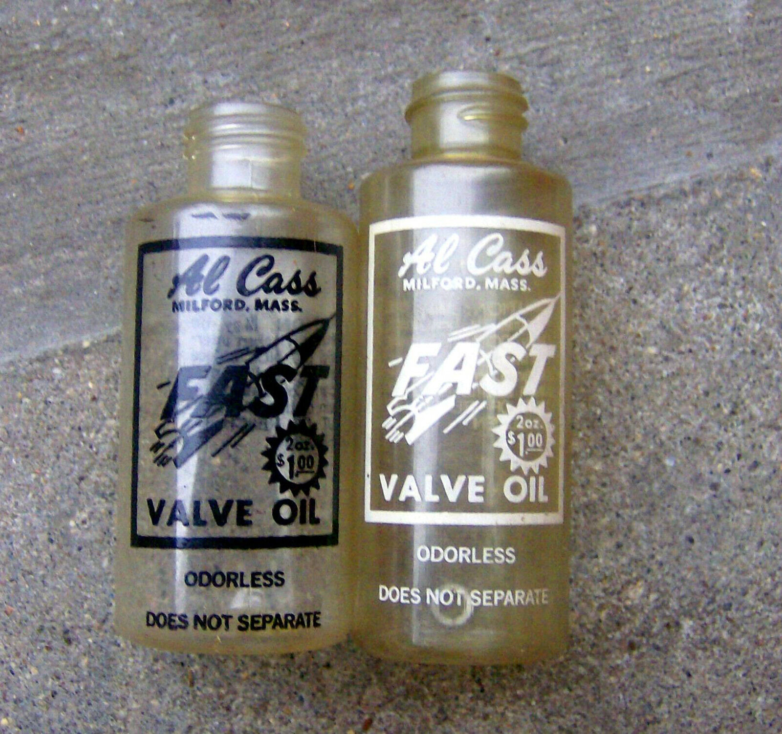 RARE vintage 1960s AL CASS FAST VALVE OIL old auto product MILFORD MASSACHUSETTS