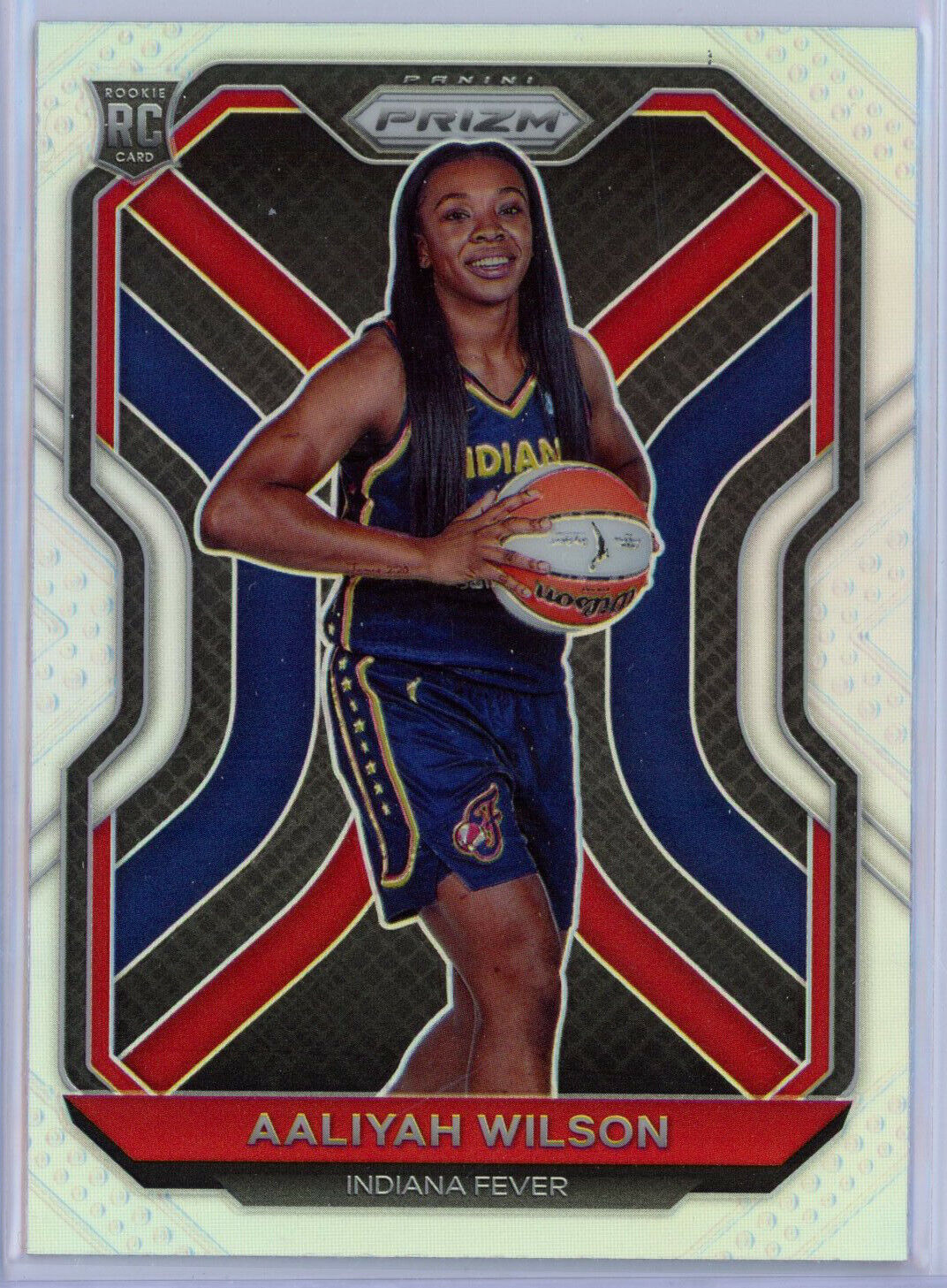 2021 WNBA Prizm AALIYAH WILSON RC #99 Silver Indiana Fever - BEAUTIFUL CARD