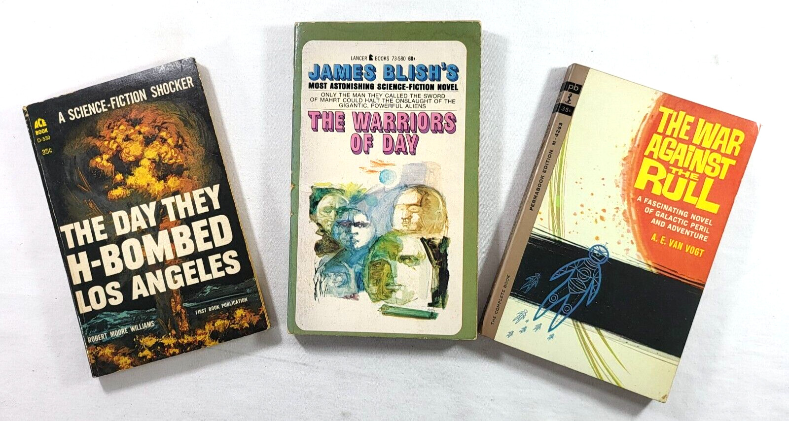 1960's Science Fiction Paperbacks: Three Books Bundle