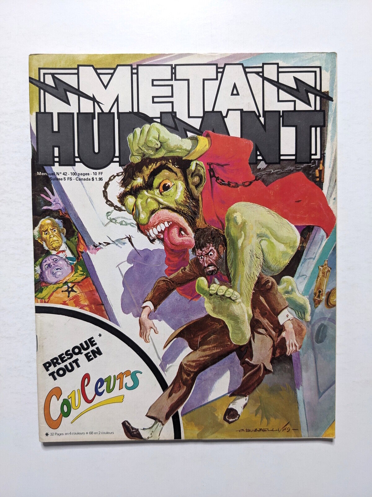 Metal Hurlant #42 1979 French Guido Buzzelli Pichard Heavy Metal Magazine