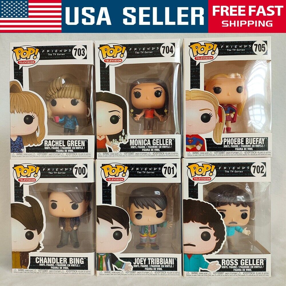 Funko Pop Television: Friends Exclusive PVC Action Figures Toys Collections New