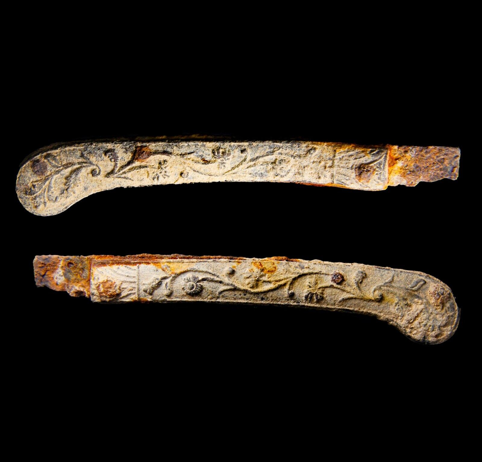 CERTIFIED Pocket Knife or Shaving Blade Handle Antiquity Artifact CRUSADER