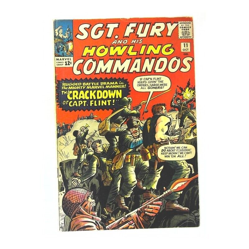 Sgt. Fury #11 in Very Good condition. Marvel comics [x.